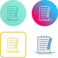 Check Up List Icon Design vector