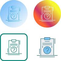 Question Icon Design vector