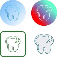 Tooth Icon Design vector