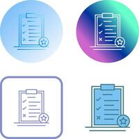 Task List Icon Design vector