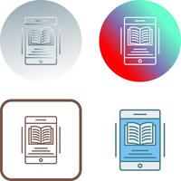 Ebook Icon Design vector