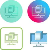 Document Icon Design vector