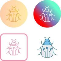 Bug Icon Design vector