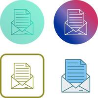 diseño de icono de correo vector