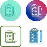 Check List Icon Design vector