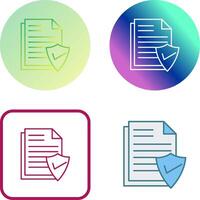Valid Document Icon Design vector