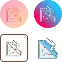 Avalanche Icon Design vector