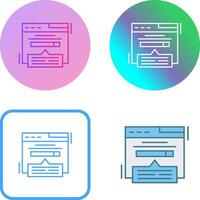 Keyword Search Icon Design vector