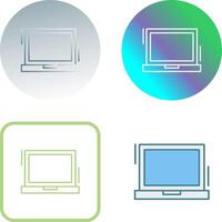 Laptop Icon Design vector