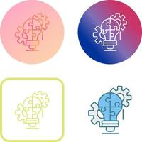 Problem Solving Icon Design vector