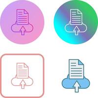 File Upload Icon Design vector