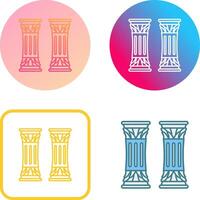 Column Icon Design vector