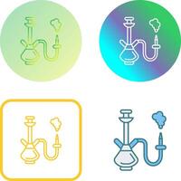 Hookah Icon Design vector