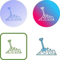 Shovel Icon Design vector