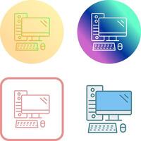 Computer Icon Design vector