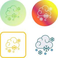 Snowy Icon Design vector