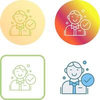 Hire Icon Design vector