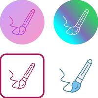 Paint Brush Icon Design vector