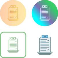 Check List Icon Design vector