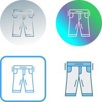 Pants Icon Design vector