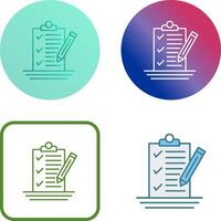 Check List Icon Design vector