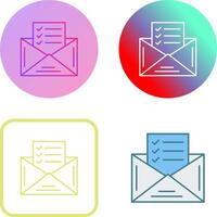 Check List Icon Design vector