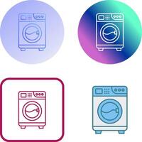 Washing Machine Icon Design vector