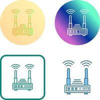 Router Icon Design vector