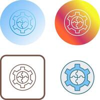 Solution Icon Design vector
