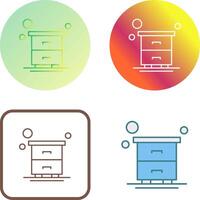 Table Icon Design vector