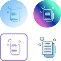 Document Icon Design vector