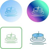 Pancake Icon Design vector