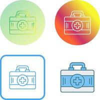 First Aid Kit Icon Design vector