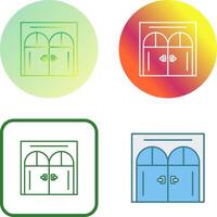 Door Icon Design vector