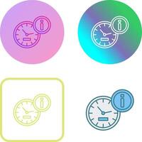 Clock Icon Design vector