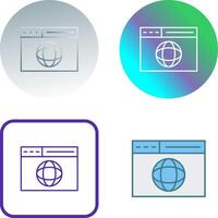 Web Page Icon Design vector