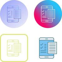 Check List Icon Design vector