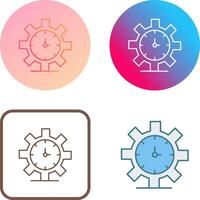 Time Management Icon Design vector