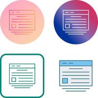 Website Icon Design vector