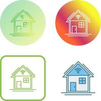 Smart Home Icon Design vector