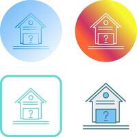 Unknown Icon Design vector