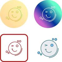 Wink Icon Design vector