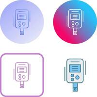 Diabetes Test Icon Design vector