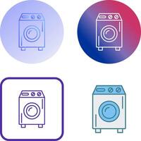 Washing Machine Icon Design vector