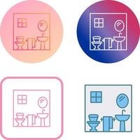 Bathroom Icon Design vector