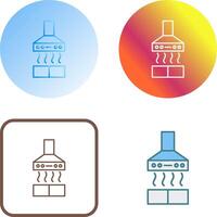 Extractor Hood Icon Design vector