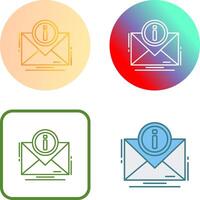 diseño de icono de correo electrónico vector