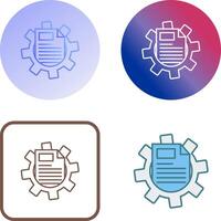 Cogwheel Icon Design vector