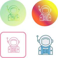 Astronaut Icon Design vector