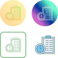 Time Planing Icon Design vector